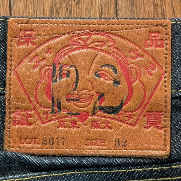 Evisu Heritage Denim No. 2 Selvedge Jeans Lot 2017 Made in Japan - Size 32 - Picture 3 of 11